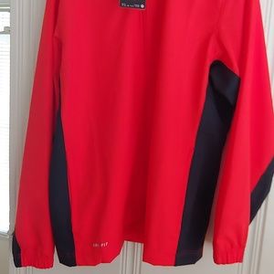 Mens Nike jacket Sunburst red nwt sz med